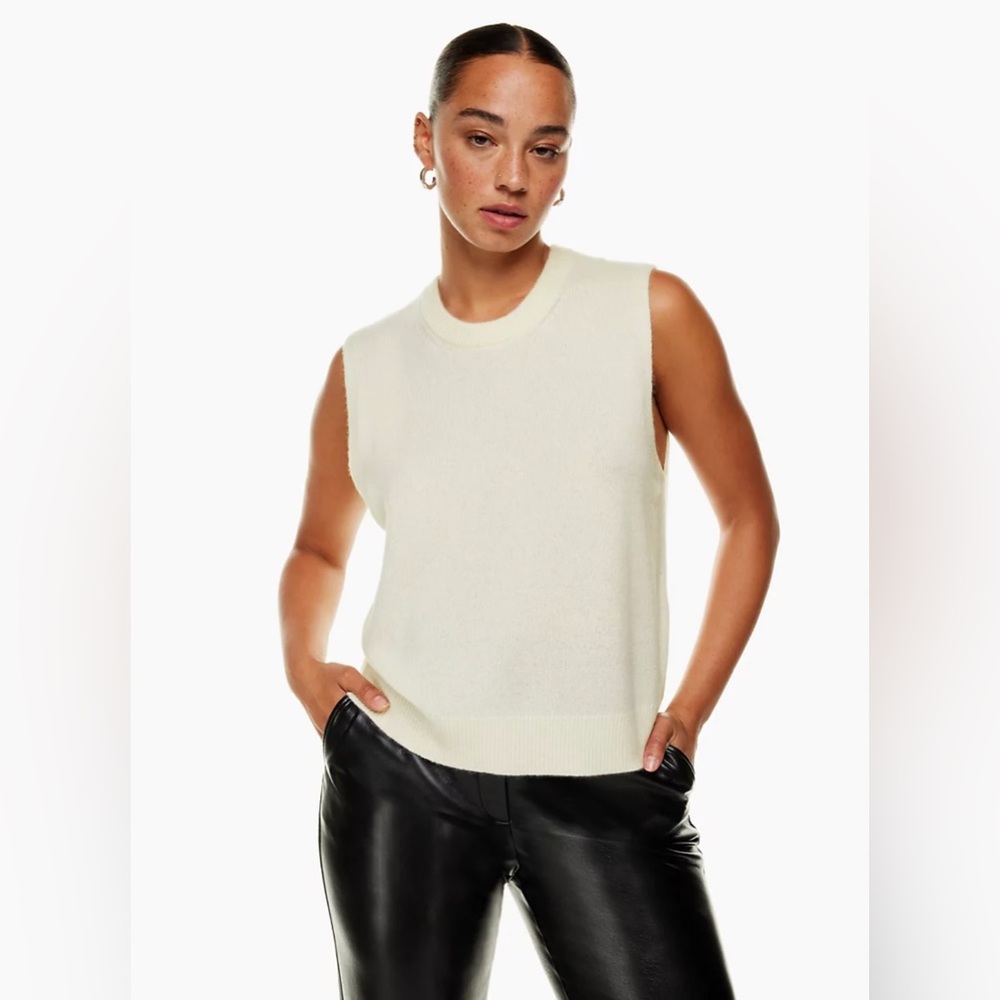 Aritzia XXS Orta Luxe Cashmere Sweater Vest